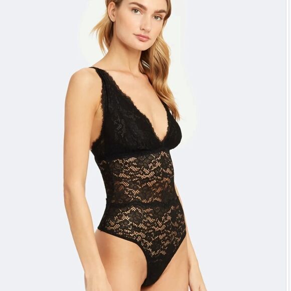 NWT Free People Cosabella Pret-A-Porter Teddy Black Small B-1351 - Picture 3 of 5